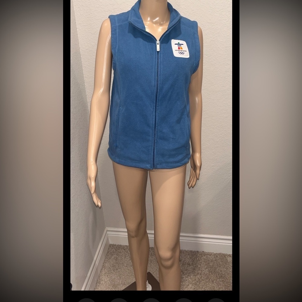2010 Olympic Canadian Blue Fleece Vest